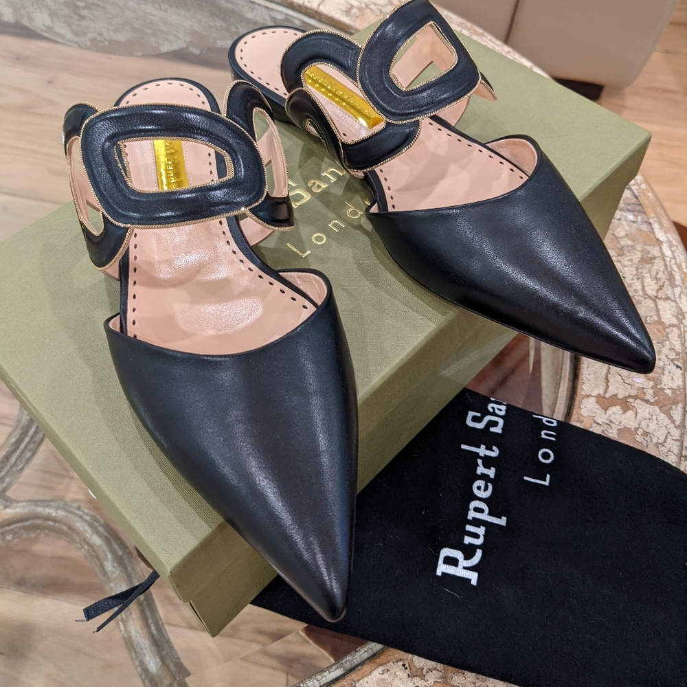 Rupert Sanderson Mannequin flat mules